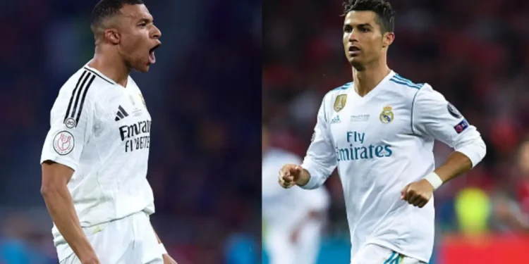 প্রথম মৌসুমেই রোনালদোকে ছাড়িয়ে গেলেন এমবাপ্পে