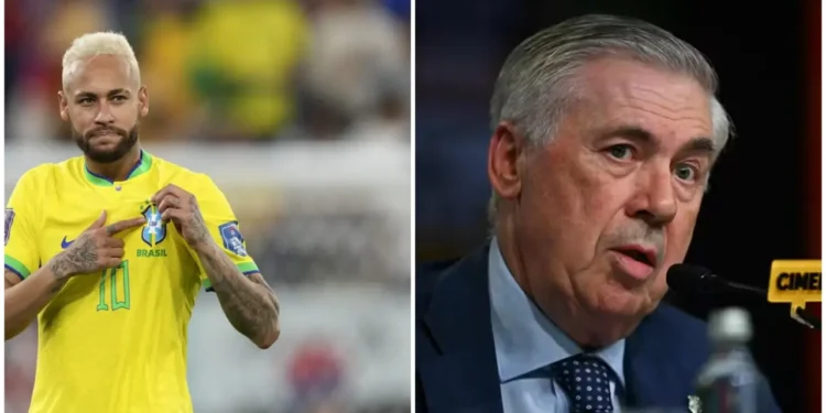 নেইমারকে বাদ দিয়ে আনচেলত্তির ব্রাজিল দল ঘোষণা