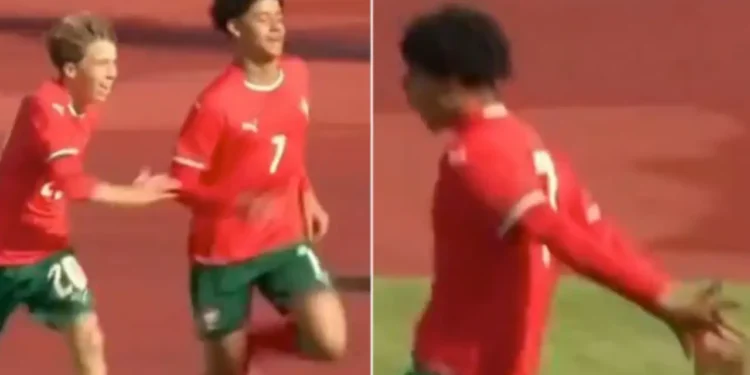 পর্তুগাল অনূর্ধ্ব-১৫ দলের হয়ে গোল করলেন রোনালদো জুনিয়র