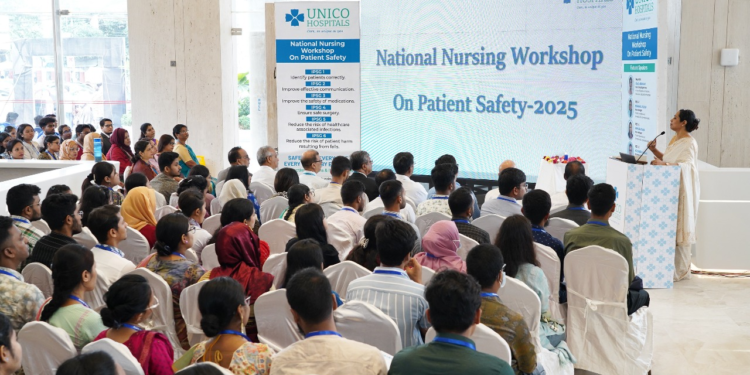 রোগীদের সুরক্ষা বিষয়ে ইউনিকো হাসপাতালে নার্সিং কর্মশালা