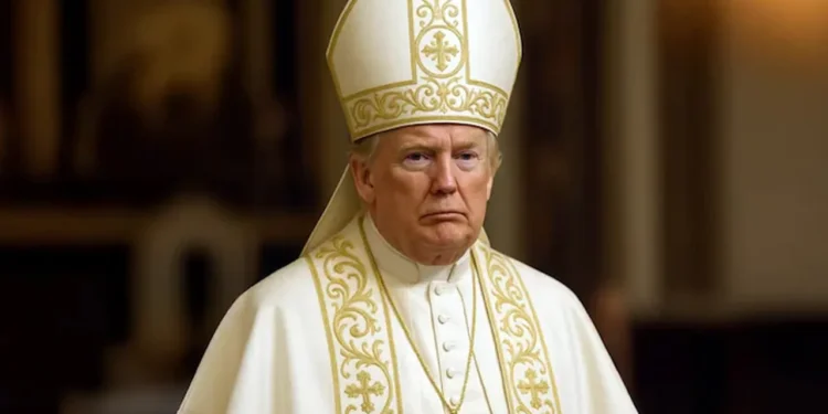 পরবর্তী পোপ হিসেবে নিজেকেই দেখতে চান ট্রাম্প!