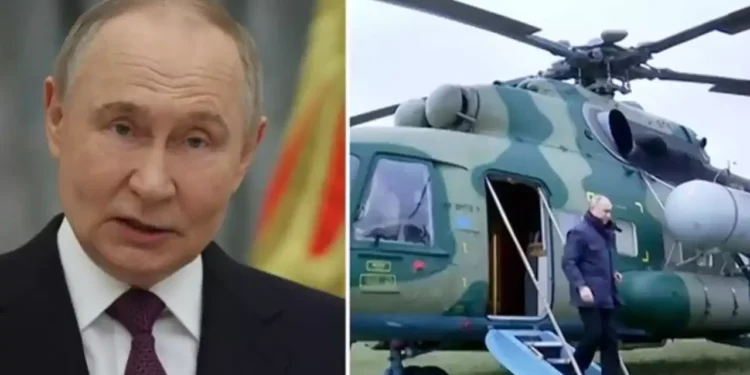 পুতিনের হেলিকপ্টারে হামলা