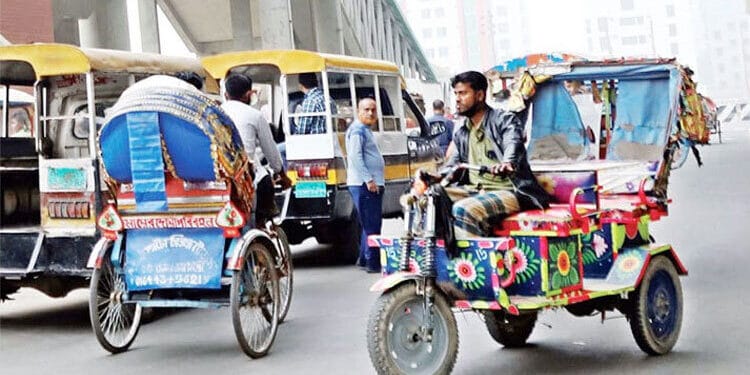 মূল সড়কে চলবে না রিকশা, বন্ধ হবে চার্জিং পয়েন্ট
