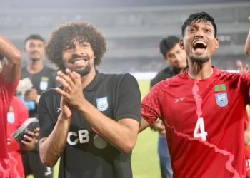 ঘরের মাঠে অভিষেকেই গোল করে যা বললেন হামজা