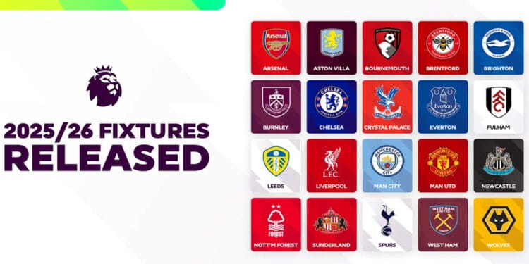 প্রিমিয়ার লিগের আগামী মৌসুমের সূচি প্রকাশ