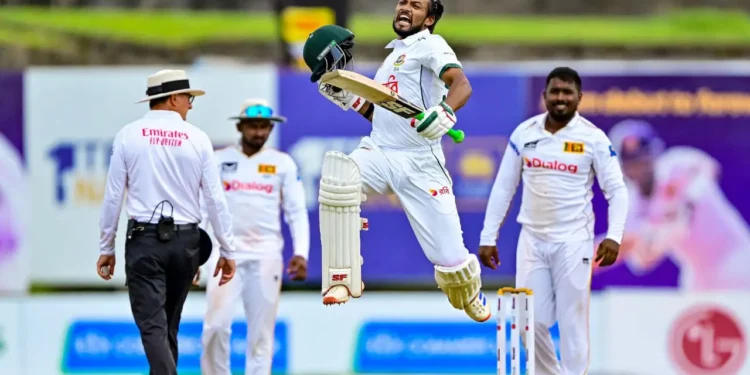 শান্তর শতকে লঙ্কানদের বড় লক্ষ্য দিল টাইগাররা