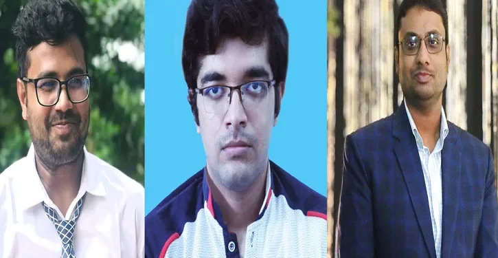 ৪৪ তম বিসিএস এ সুপারিশপ্রাপ্ত পাবনার তিন কৃতী সন্তান আশিক, ধ্রুব ও গৌরব।