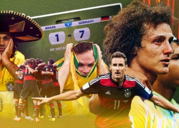 আজকে রাতেই ব্রাজিলকে ৭ গোল দিয়েছিল জার্মানি