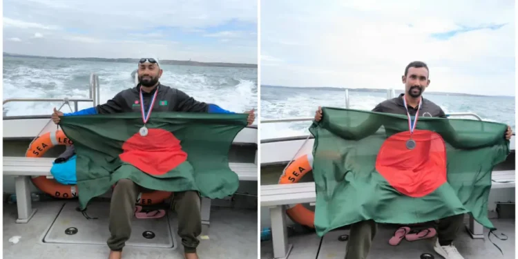 ৩৭ বছর পর ইংলিশ চ্যানেল জয় দুই বাংলাদেশির