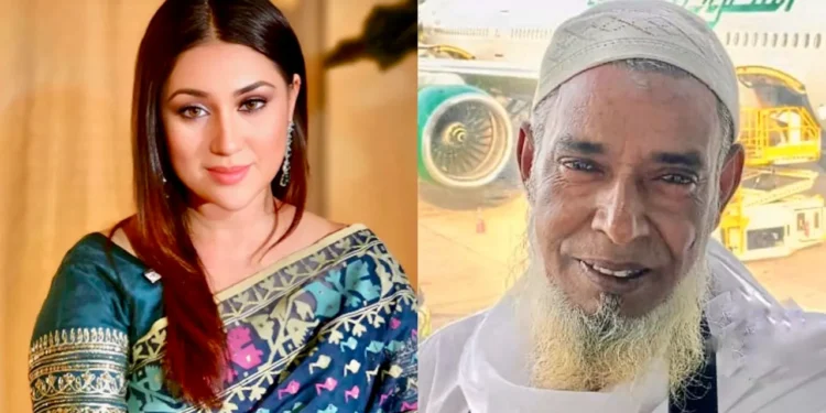 সেই গরু বিক্রেতাকে ওমরাহ পালনে পাঠালেন অপু বিশ্বাস