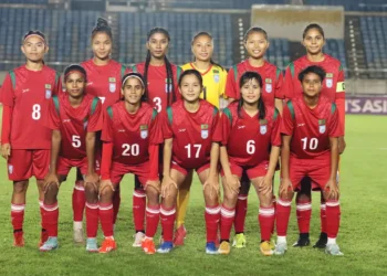 ইতিহাস গড়া নারী ফুটবল দলের জন্য ৫০ লাখ টাকার পুরস্কার ঘোষণা