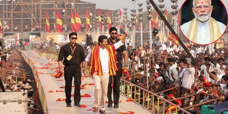 ভারতে মোদির বিরুদ্ধে যুদ্ধ ঘোষণা করলেন থালাপতি বিজয়