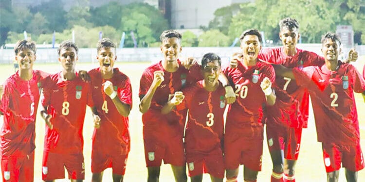 সাফ অনূর্ধ্ব-১৭ চ্যাম্পিয়নশিপ: রিফাতের হ্যাটট্রিকে সেমিতে বাংলাদেশ