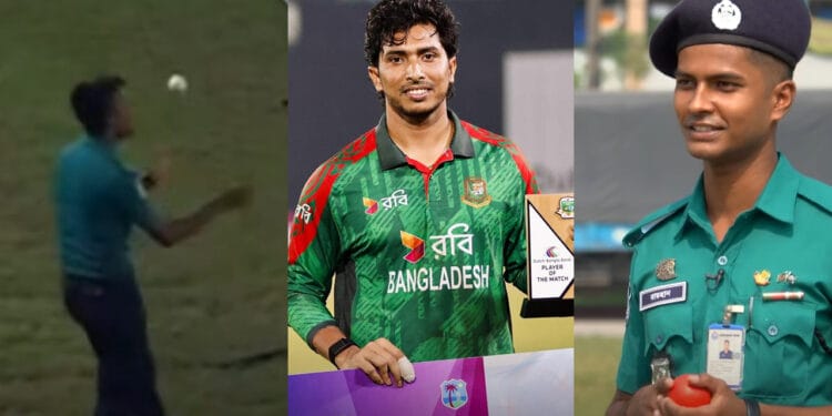 ম্যাচ শেষে সৌম্যর সঙ্গে যে কথা হয় ভাইরাল সেই পুলিশ সদস্যের