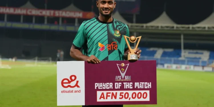 ম্যাচসেরার পুরস্কার নিয়ে শরিফুলের মানবিক উদ্যোগ
