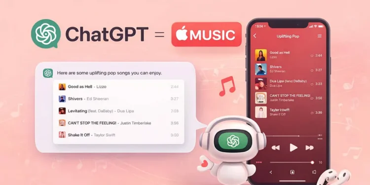 চ্যাটজিপিতে যুক্ত হলো অ্যাপল মিউজিক