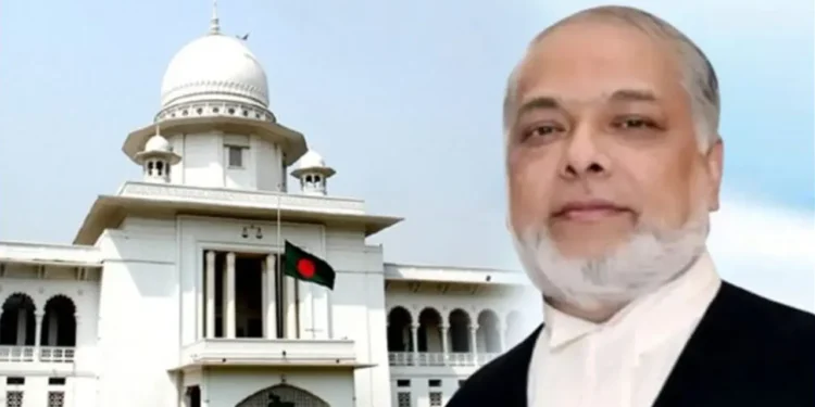 দেশের ২৬তম প্রধান বিচারপতি জুবায়ের রহমান চৌধুরী