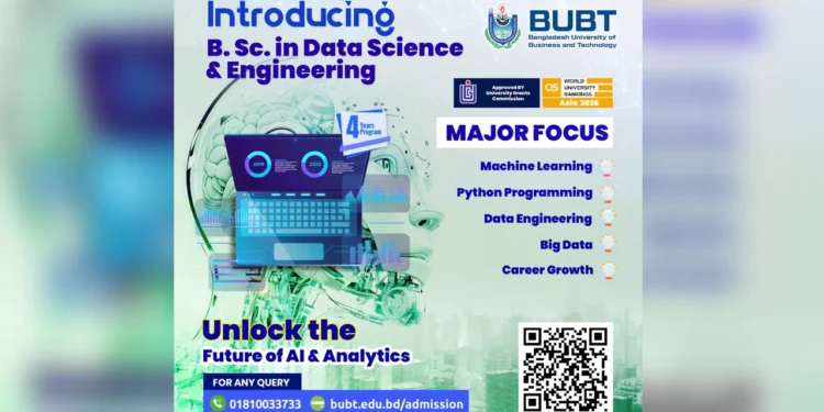 প্রযুক্তিতে উচ্চশিক্ষার নতুন দ্বার: বিইউবিটিতে ‘ডাটা সায়েন্স’ ও ‘এমএসসি ইন সিএসই’ চালুর অনুমোদন দিল ইউজিসি