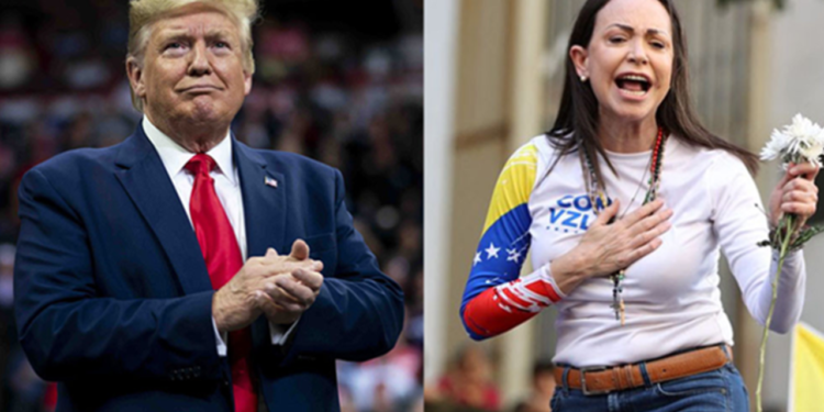 ট্রাম্প নোবেল পাওয়ার যোগ্য : মাচাদো