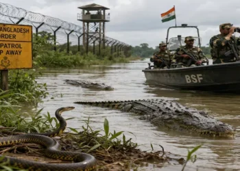 সীমান্তে অনুপ্রবেশ ঠেকাতে সাপ-কুমির ব্যবহারের পরিকল্পনা ভারতের