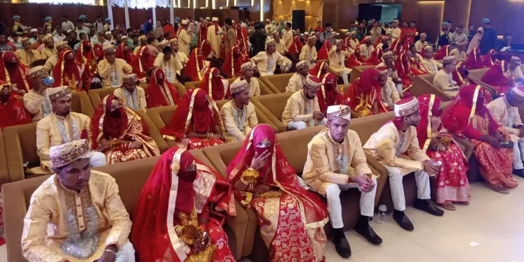 সিলেটে গণবিবাহ, খরচ ছাড়াই স্বপ্নপূরণ ১২৬ জনের