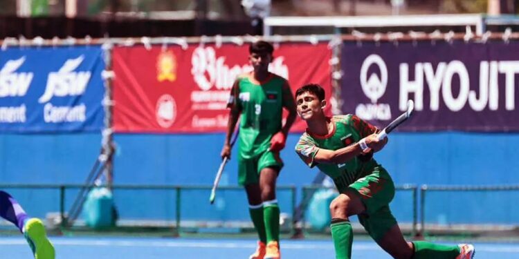 উদ্বোধনী ম্যাচে মালয়েশিয়াকে হারিয়ে বাংলাদেশের হকি দলের শুভসূচনা
