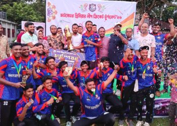 পাবনার চাটমোহর প্রিমিয়ার লীগ চ্যাম্পিয়ন মানতাশা ডায়াগনস্টিক সেন্টার