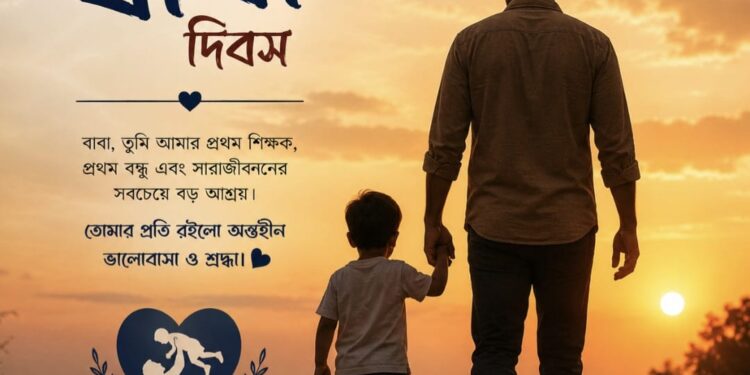 আজ বিশ্ব বাবা দিবস।