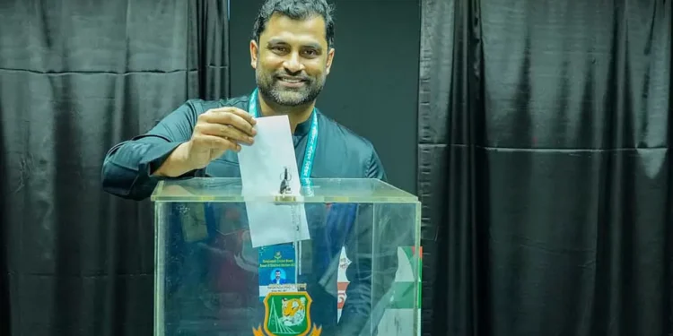 বিনা প্রতিদ্বন্দ্বিতায় বিসিবির নতুন সভাপতি হলেন তামিম