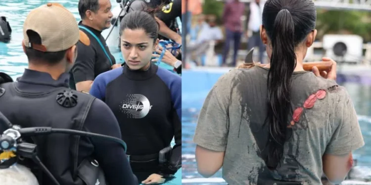 ২০ ঘণ্টা পানির নিচে থেকে নতুন রেকর্ড গড়লেন ভারতীয় অভিনেত্রী