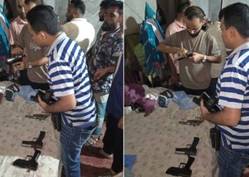 অটোরিকশার গ্যারেজে অস্ত্র কারখানার সন্ধান
