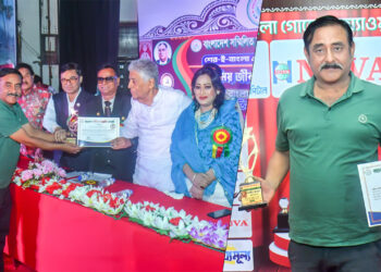 শেরে বাংলা গোল্ডেন অ্যাওয়ার্ড পেলেন অভিনেতা শামীম জামান