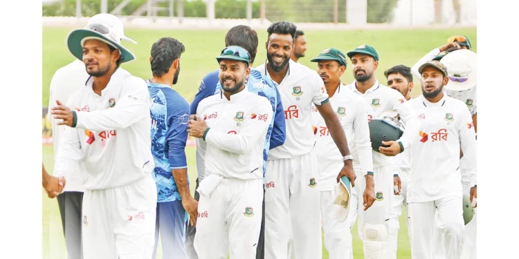 আফগানিস্তানের সঙ্গে ড্রয়ে হতাশ শান্ত, আতালের ধৈর্যের কাছে হার এড়াল বাংলাদেশ