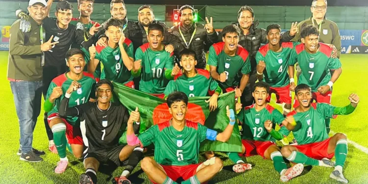গ্যাবনকে হারিয়ে ফিফা অ-১৫ বিশ্বকাপ অ্যান্ড ফেস্টিভ্যালে ‘ই’ গ্রুপের ফাইনালে বাংলাদেশ