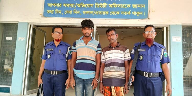 রোগাক্রান্ত গরুর মাংস নিয়ে যাবার সময় দুই কসাই আটক ; ৬ মাসের কারাদণ্ড