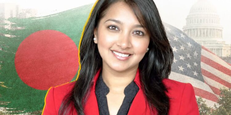 যুক্তরাষ্ট্রে ইতিহাসে প্রথম বাংলাদেশি বংশোদ্ভূত চার্জ দ্য অ্যাফেয়ার্স তৃষিতা মওলা!