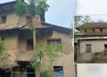 মাটির তৈরি তিনতলা বাড়ি, চার দশক ধরে টিকে আছে গ্রামীণ ঐতিহ্যের স্মারক