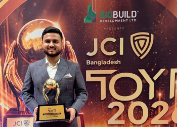 TOYP ২০২৬ অ্যাওয়ার্ড পেলেন সমাজসেবক ও তরুণ উদ্যোক্তা মোহাম্মদ জহিরুল ইসলাম